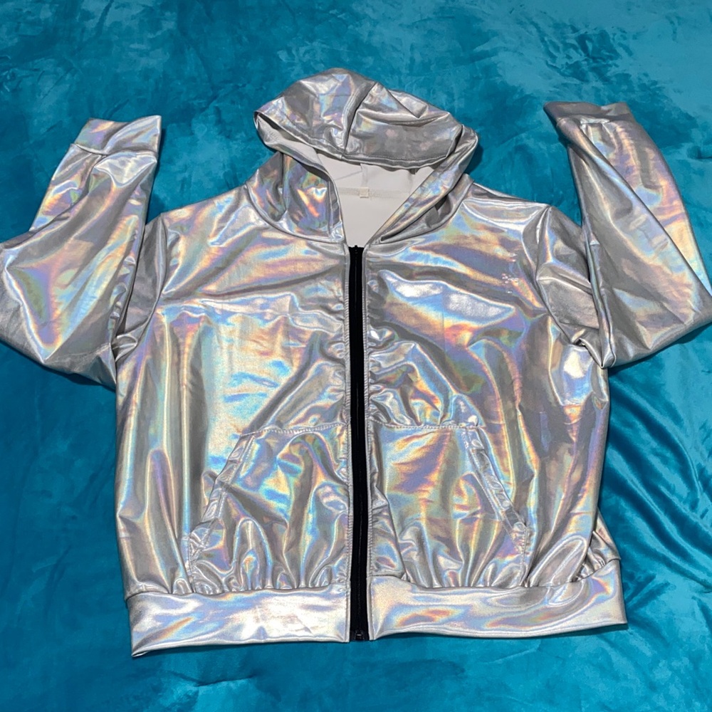 Holographic Silver Jacket